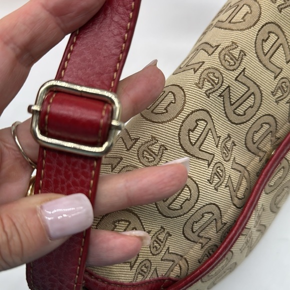 Etienne Angier Red Tan Shoulder Bag MCB7249K - Picture 7 of 12